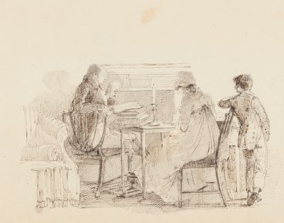 चिमनी द्वारा तीन, 1805 द्वारा जॉन हार्डन