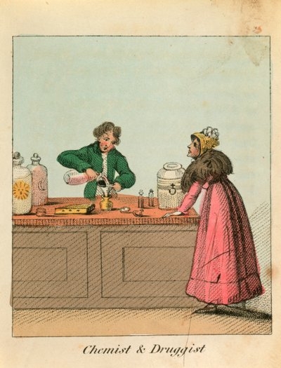 'केमिस्ट एंड ड्रगिस्ट', 1818 द्वारा जॉन हैरिस
