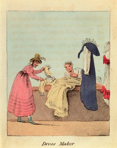 ड्रेस मेकर, 1818 द्वारा जॉन हैरिस