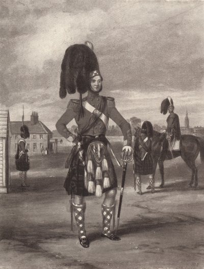 93 वां सदरलैंड हाइलैंडर्स रिव्यू ऑर्डर, c1820-1870, 1909 द्वारा जॉन हैरिस जूनियर