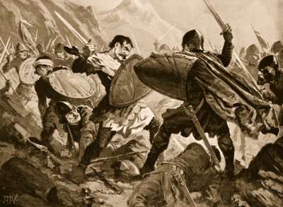 बुल्गारिया के ज़ार माइकल शीशमैन ने 1330 में वेलबज़हाद की लड़ाई में मार डाला द्वारा जॉन हैरिस वाल्डा