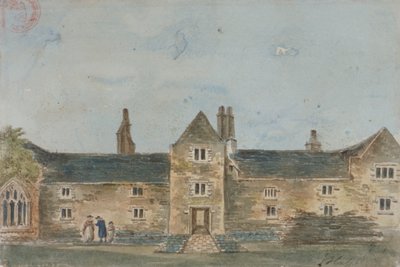 एलिस डेवी के आलमहाउस, क्रॉयडन, सरे, c1800 द्वारा जॉन हैसेल