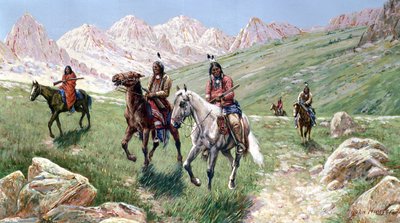 चेयेने देश में, 1896 द्वारा John Hauser