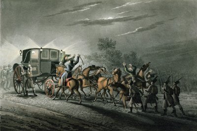 18 जून 1815 को मेजर वॉन केलर, वाटरलू द्वारा बोनापार्ट की गाड़ी, कागज और खजाने पर कब्जा द्वारा जॉन हीविसाइड क्लार्क