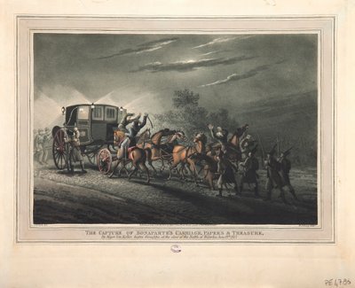 1816 में मेजर वॉन केलर द्वारा बोनापार्ट्स कैरिज, पेपर्स एंड ट्रेज़र का कब्जा द्वारा जॉन हीविसाइड क्लार्क