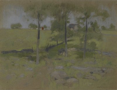 तीन पेड़, c.1888-95 द्वारा जॉन हेनरी ट्वॉटमैन