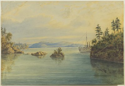 हजार द्वीपों में, c.1865 (कागज पर wc) द्वारा जॉन हर्बर्ट कैडी