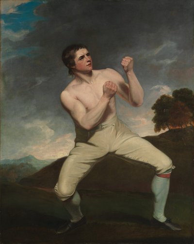 रिचर्ड हम्फ्रीज़ द बॉक्सर, c.1788 (कैनवास पर तेल) द्वारा जॉन होपनर