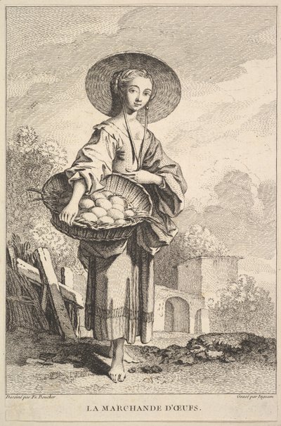 द एग मर्चेंट, 1741-63। द्वारा जॉन इनग्राम