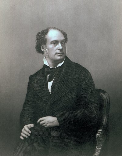 डैनियल मैक्लिज़, एस्क। डीए जे पाउंड, 1861 द्वारा उत्कीर्ण, &39;द ड्रॉइंग-रूम पोर्ट्रेट गैलरी ऑफ एमिनेंट पर्सनेजेस&39; से आरए द्वारा जॉन जाबेज एडविन पैस्ले मयाल