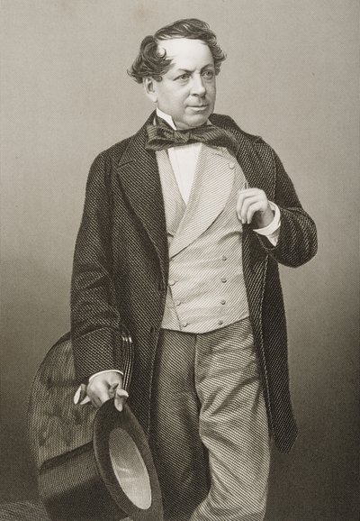 जॉन बाल्डविन बकस्टोन (1802-79) ने लंदन के 1860 में प्रकाशित &39;द ड्रॉइंग-रूम ऑफ एमिनेंट पर्सन्स, वॉल्यूम 2&39; के एक फोटोग्राफ से डीजे पाउंड द्वारा उत्कीर्ण किया। द्वारा जॉन जाबेज एडविन पैस्ले मयाल