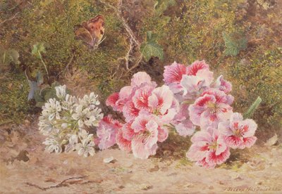 तितली और फूल द्वारा John Jessop Hardwick