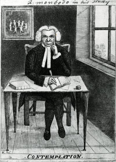 विमोचन - लॉर्ड मोनबोडो अपने अध्ययन में, 1784 द्वारा जॉन केयू