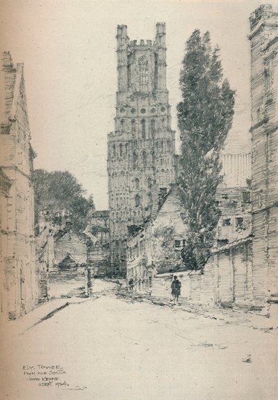 एली टॉवर, दक्षिण से, 1924 द्वारा जॉन केपी