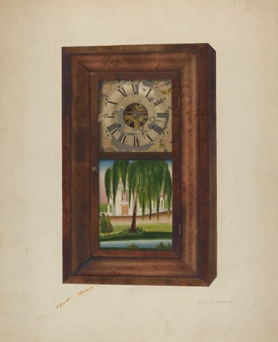 चित्रित घड़ी, 1940। द्वारा जॉन कोहली