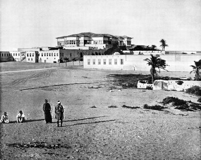 पैलेस और हरेम, अलेक्जेंड्रिया, मिस्र, 1893। द्वारा जॉन एल। स्टोडर्ड