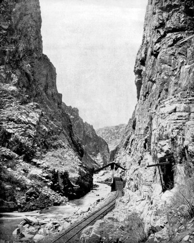 रॉयल गॉर्ज, कोलोराडो, यूएसए, 1893। द्वारा जॉन एल। स्टोडर्ड