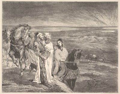 द वाइज मेन आउट ऑफ द ईस्ट, 1868। द्वारा जॉन ला फ़ार्गे