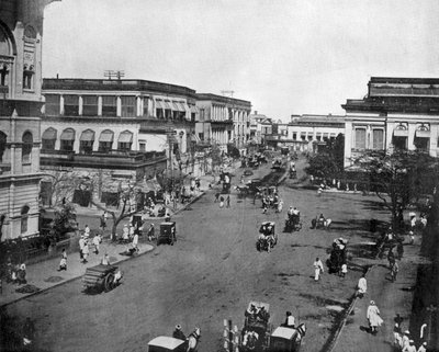 जॉन लॉसन स्टोडर्ड (1850 1931) द्वारा भारत में कलकत्ता में क्लाइव की सड़क की तस्वीर - शिकागो के लिए यात्री और सम्मेलन शैक्षिक प्रकाशन (बी/डब्ल्यू फोटो) द्वारा जॉन लॉसन स्टोडर्ड