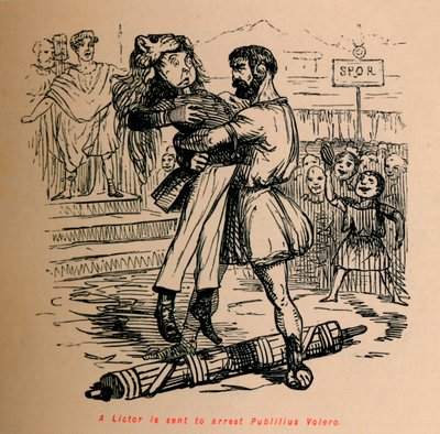 एक Lictor यानी गिरफ्तार करने के लिए भेज दिया जाता है, उन्होंने कहा, 1852 द्वारा जॉन लीचो