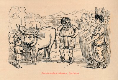 सिनसिनाटस ने तानाशाह को चुना, 1852 द्वारा जॉन लीचो