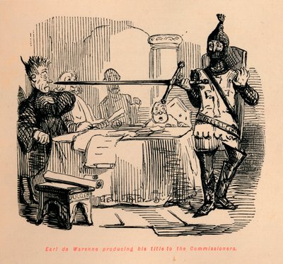 अर्ल डे वार्ने ने आयुक्तों को अपना शीर्षक दिया, c1860, c1860 द्वारा जॉन लीचो