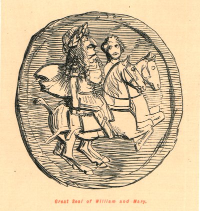 विलियम और मैरी की महान मुहर, 1897। द्वारा जॉन लीचो