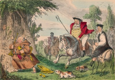 हेनरी VIII मॉन्क हंटिंग, 1850 द्वारा जॉन लीचो