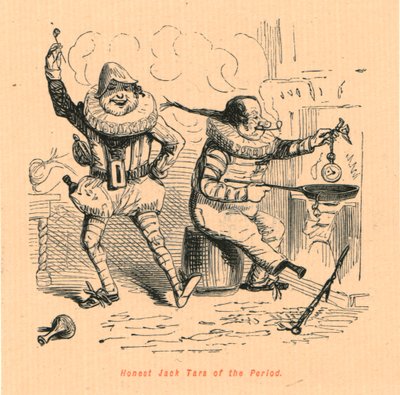 1897 की अवधि के ईमानदार जैक टार्स। द्वारा जॉन लीचो
