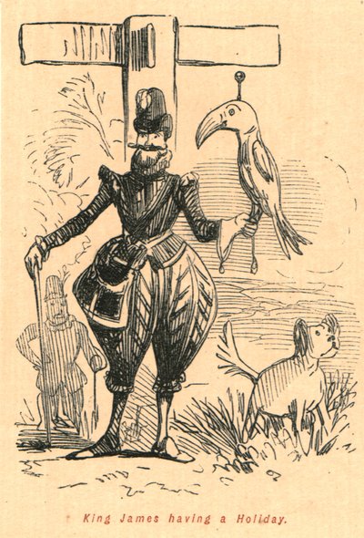 राजा जेम्स एक छुट्टी, 1897। द्वारा जॉन लीचो