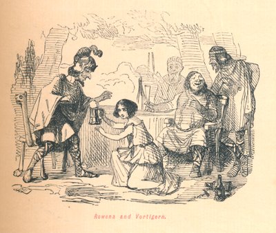 रोवेना और वोर्टिगर्न, सी 1860, सी 1860। द्वारा जॉन लीचो