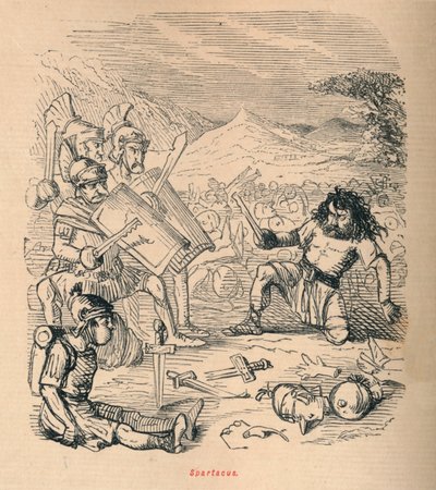 स्पार्टाकस, 1852 द्वारा जॉन लीचो