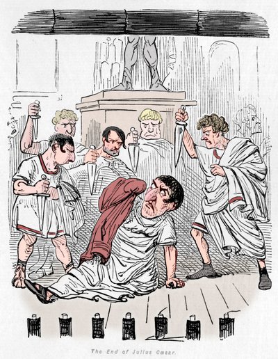 जूलियस सीज़र का अंत, 1852 द्वारा जॉन लीचो