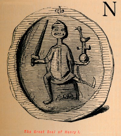 द ग्रेट सील ऑफ़ हेनरी I, c1860, c1860 द्वारा जॉन लीचो