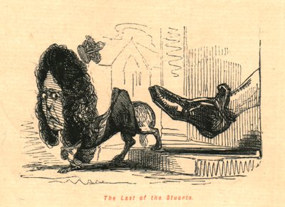 द लास्ट ऑफ़ द स्टुअर्ट्स, 1897। द्वारा जॉन लीचो