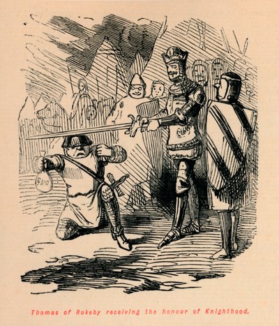 रोकेबी के थॉमस ने नाइटहुड का सम्मान प्राप्त किया, c1860, c1860 द्वारा जॉन लीचो