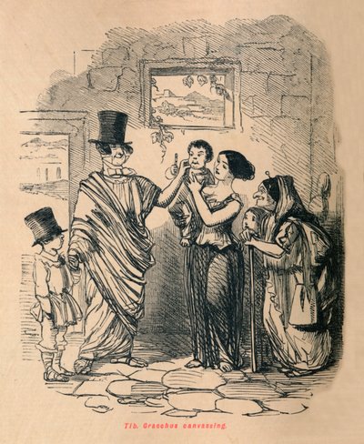टिबेरिअस ग्रैचस, प्रचार, 1852 द्वारा जॉन लीचो