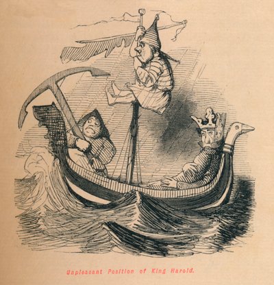 किंग हेरोल्ड की अप्रिय स्थिति, c1860, c1860 द्वारा जॉन लीचो