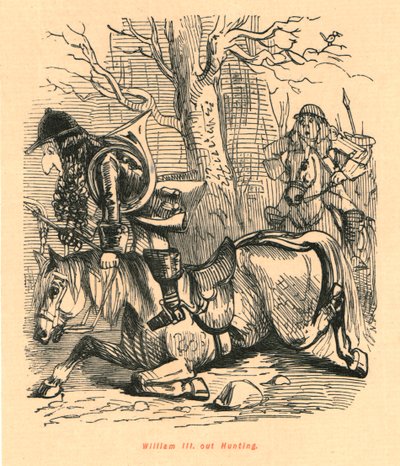 विलियम III। आउट हंटिंग, 1897। द्वारा जॉन लीचो
