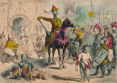 विलियम ने इंग्लैंड के आक्रमण के लिए पिछले 1850 में स्वयंसेवकों का निरीक्षण किया द्वारा जॉन लीचो