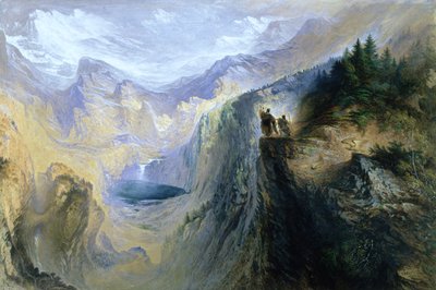जंगफ्राऊ, 1837 पर मैनफ़्रेड द्वारा जॉन मार्टिन