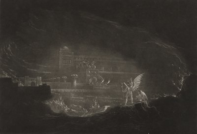 Pandemonium, c.1827 (मेजोटोटिन) द्वारा जॉन मार्टिन