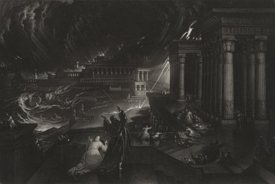 सातवीं प्लेग, c.1824 (मेजोटोटिन) द्वारा जॉन मार्टिन