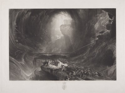 द डेल्यूज, c.1828 (wc पेपर पर) द्वारा जॉन मार्टिन