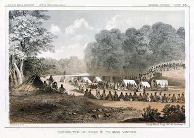 माल का वितरण ग्रोस वेंचर्स, पब। 1860 द्वारा जॉन मिक्स स्टेनली
