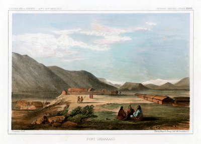फोर्ट ओकिनाकेन, यूएसए, 1856। द्वारा जॉन मिक्स स्टेनली