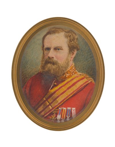 स्टाफ वर्दी में लेफ्टिनेंट-जनरल डेविड पोट (1812-1881) द्वारा जॉन मोफ़त