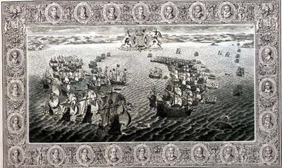 आर्मडा (एक टेपेस्ट्री से उत्कीर्णन) द्वारा जॉन पाइन