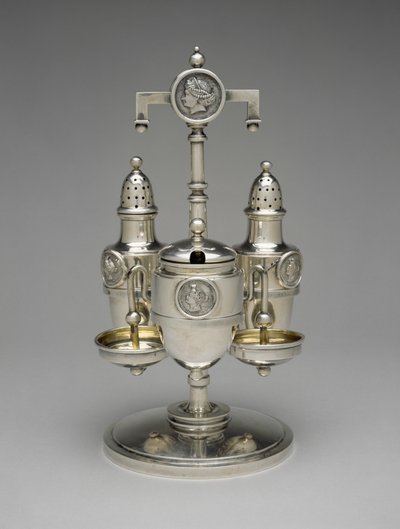 ढलाईकार सेट, सी। 1862-1871 (सिल्वर गिल्ट के साथ चांदी) द्वारा जॉन आर। (Attr.to) वेन्ड्ट