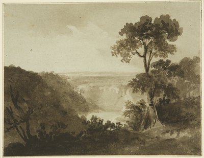 क्लिफ्टन डाउन से देखें, c.1820 (कागज पर पेंसिल और वॉटरकलर) द्वारा जॉन रेवरेंड एडेन